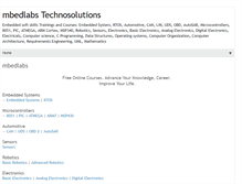 Tablet Screenshot of mbedlabs.com